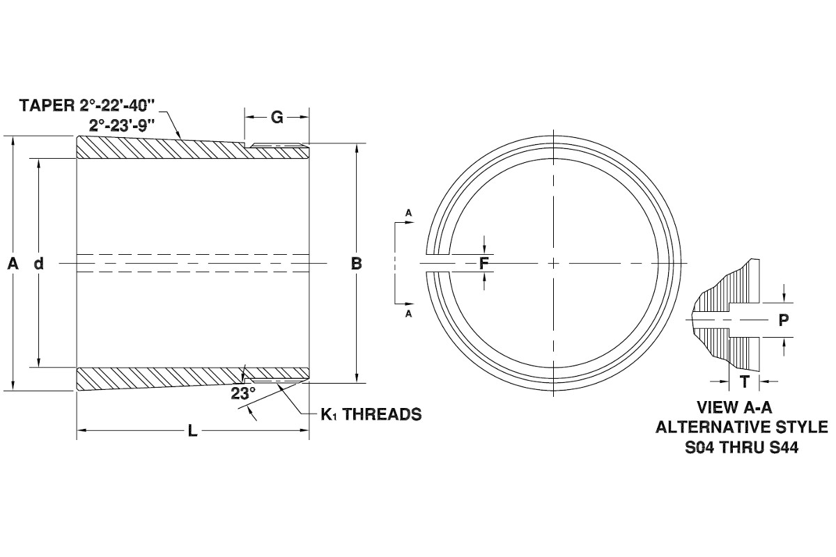 snw126x4-438-adapter-sleeve-assemblies-snw100-series-inch-adapter